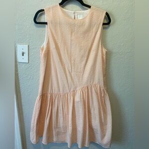 CREAMSICLE GINGHAM DRESS